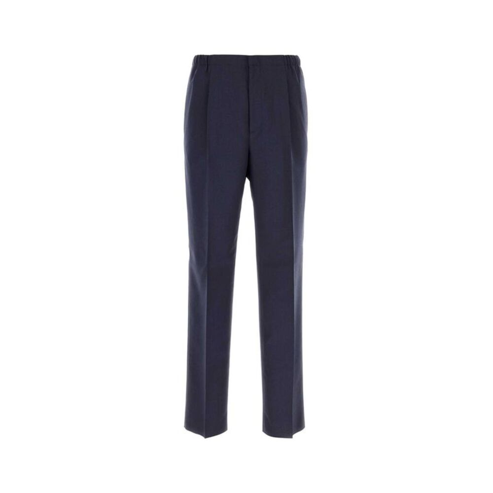 Fendi Men Blue Wool Pant
